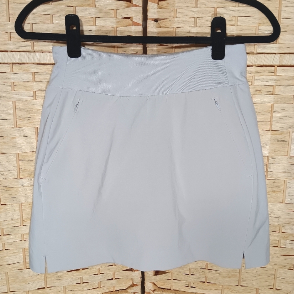 Athleta Cream Soho Skort 0 Xs Pockets EUC